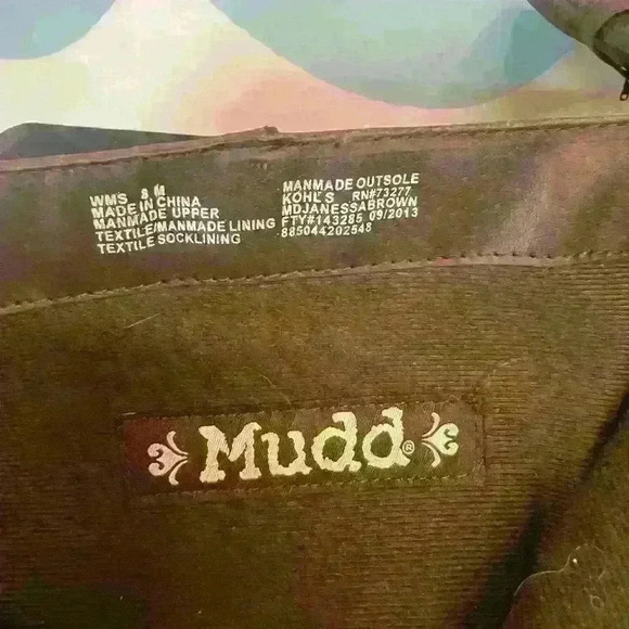 Mudd women’s distressed knee-high heels, size 8 medium - Picture 3 of 7